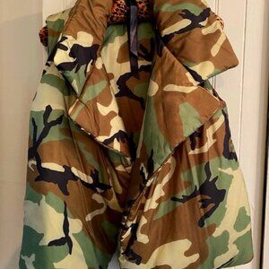 Norma Kamali Camouflage Women's Puffer Vest